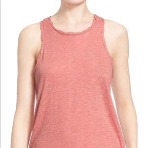 NWT Joie Nykel coral Racerback Tank Top size L